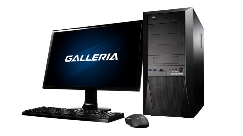 ドスパラ　GALLERIA『TERA』推奨パソコンのラインナップをリニューアル