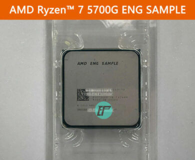 AMD Ryzen 7 5700G Cezanne Zen 3 デスクトップAPUがeBayで販売、仕様は 8コアで最大4.45 GHz、OC時にRyzen 7 5800Xと同等