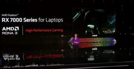 AMD Radeon RX 7000 RDNA 3 GPUがLaptop向けに登場
