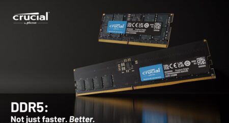 Crucial は、デスクトップとラップトップ PC 用向けに 24 GBと 48 GBの DDR5 メモリを用意